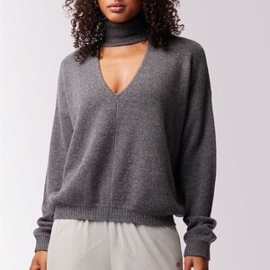 In/One Chloe Cashmere Turtleneck - Thunder